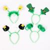 Patricks St Colorful Day Irish Themed Headband Featuring Adorable Design Shamrock