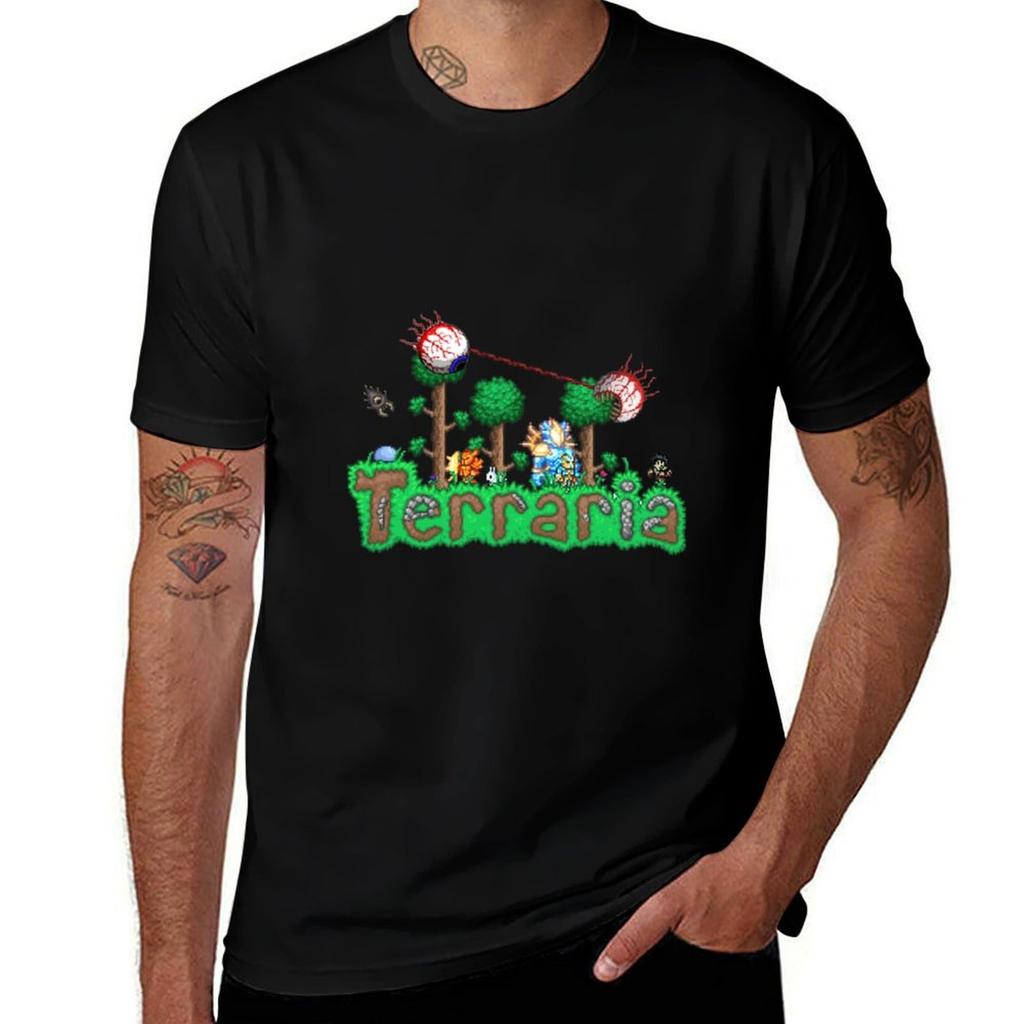 Terraria (1) T-Shirt Fitness Training Kurzarm T-Shirt