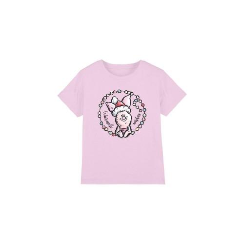 Winnie the Pooh Childrens/Kids Warmest Christmas Wishes Piglet T-Shirt