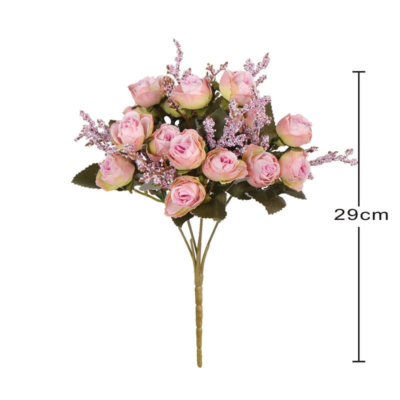 Flower Fabric Rose For Living Room Outdoor Wedding Event Fashion Decoration