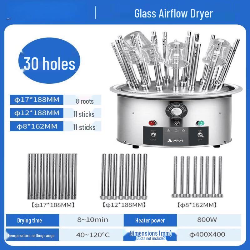 Rongyu Laboratory Glass Airflow Dryer