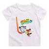 Zig and Sharko Children's 100%Cotton Cartoon Print T-shirt Cute Boys Girls Fashion Short Sleeve Casual Kids Tops Summer Toddler