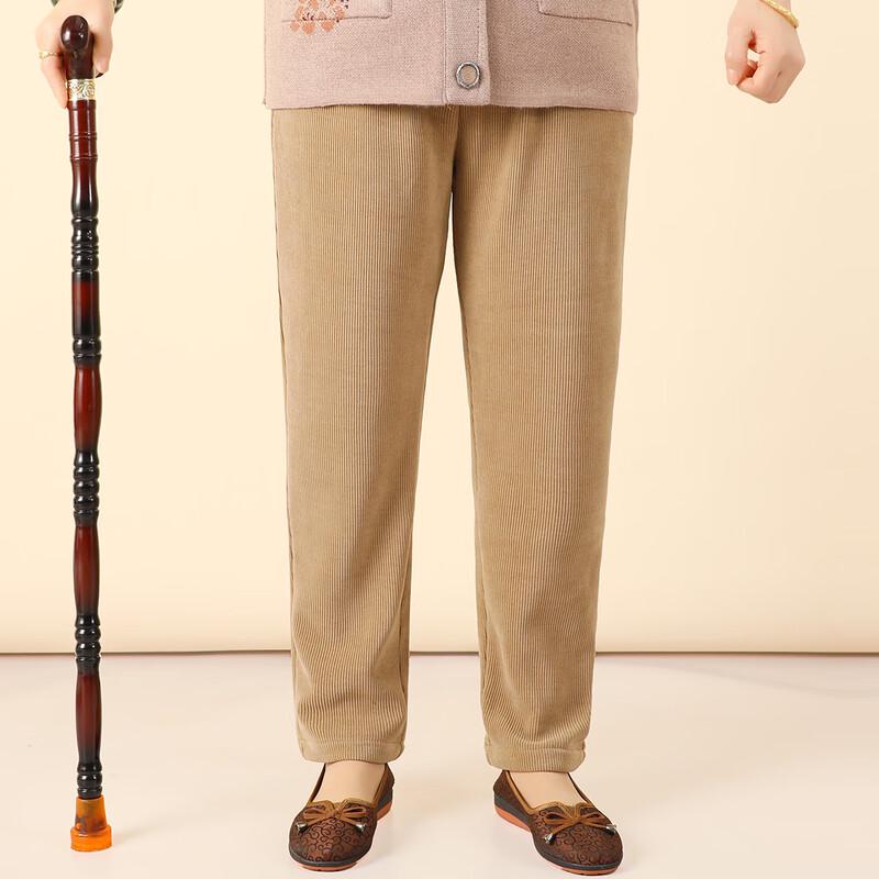 

YUZHAOLIN Женские весенне-осенние вельветовые повседневные брюки широкие от бедра XL