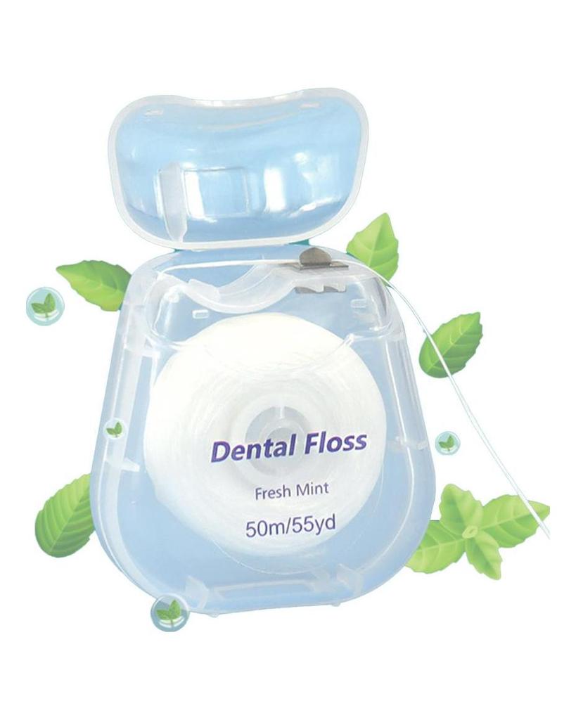 50M Portable Floss Care Picks Tooth Cleaning Tool With Case Practical Health Hygiene Supplies Oral Care
