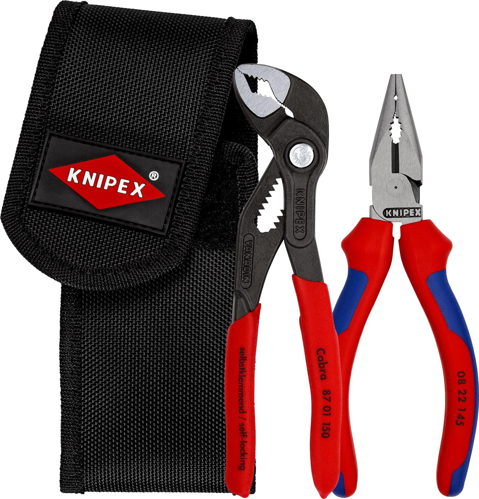 

KNIPEX Mini Cobra Needle Nose Pliers Set 002072V06 чёрный