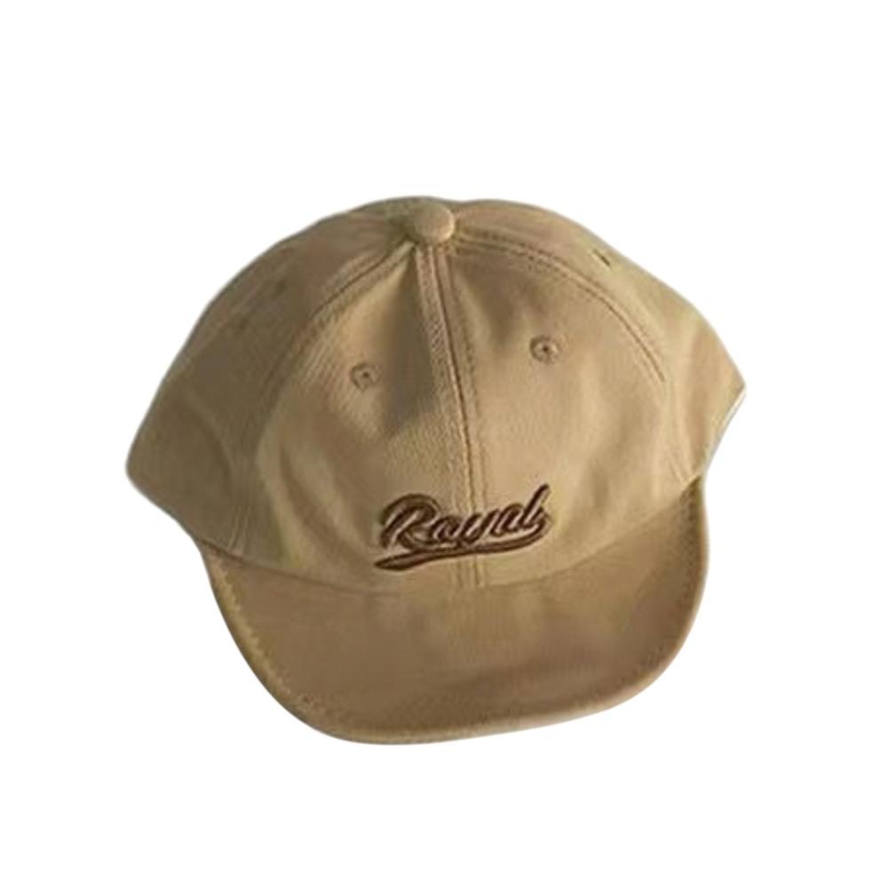 Letter Embroidery Kids Baseball Cap Solid Color Sun Hat Boys Girls Caps Peaked Hats