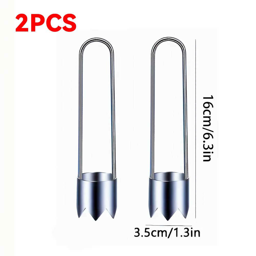 Stainless Steel Multi-Purpose Fruit Vegetable Corer Seed Remover Universal Kitchen Gadget for Apple Pear Tomato Bell Pepper