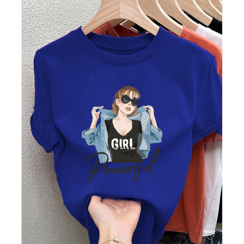 

Новая женская футболка больших размеров, модная, свободная, в уличном стиле, с короткими рукавами, повседневная, летняя, простая, с круглым вырезом, одежда 4XL