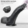Women's Mixed Color Liquid Silicone Simulation Large Dildo Dildo Masturbator Rear Court Anal Plug
