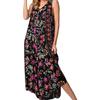 2024 Summer Retro Print Loose Sleeveless Women's Jumpsuit