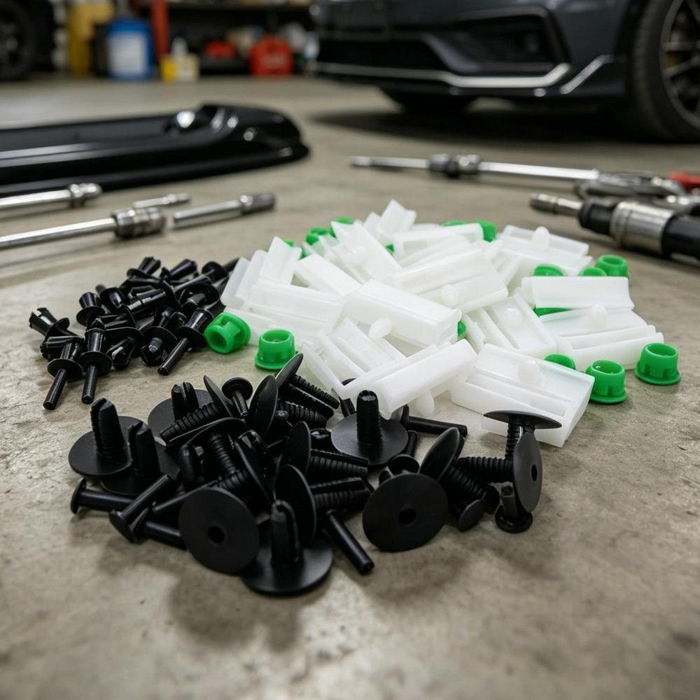 Car Side Skirt Retainer Clips Plastic Auto Fastener Rivet Bumper Panel Push Pin for BMW 3 Series E36 316g 316i 318i 320i 325i M3