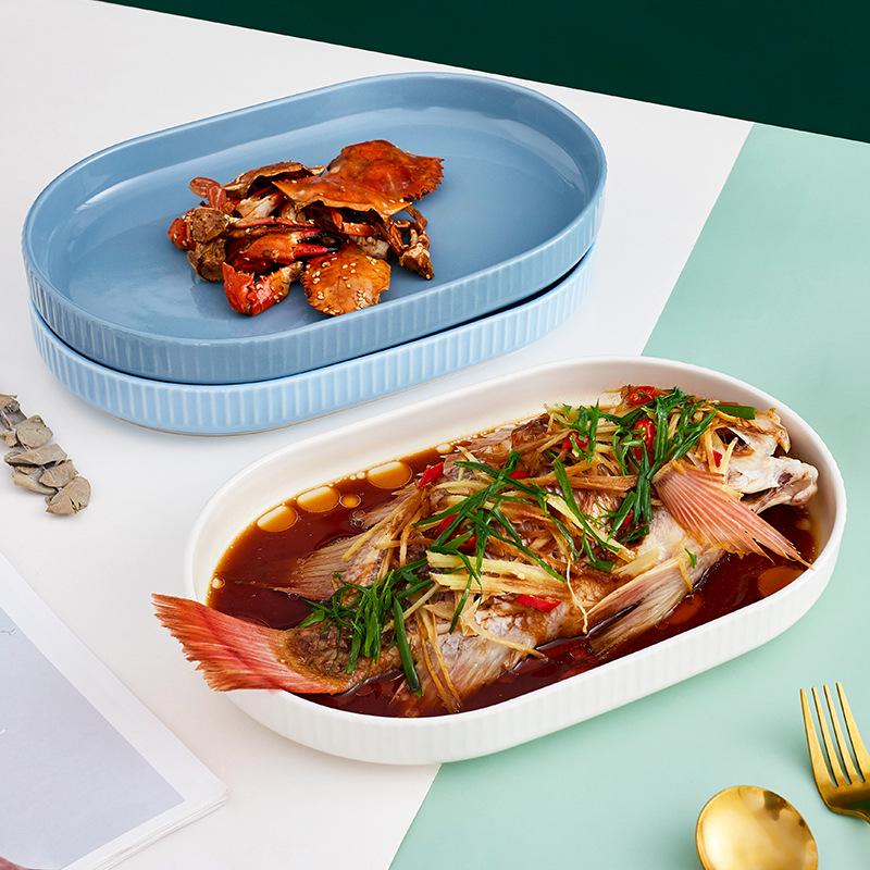 Retro Deep Ceramic Bowl for Soup, Pasta, or Fruit – Ideal for Home Dining Table and Western Cuisine.