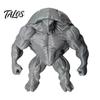 Collectible Fitness Gift 3D Printed Muscle Turtle Figurine, Muscular Statue, Funny Animal Desktop Ornament Trendy for Enthusiasts, Creative