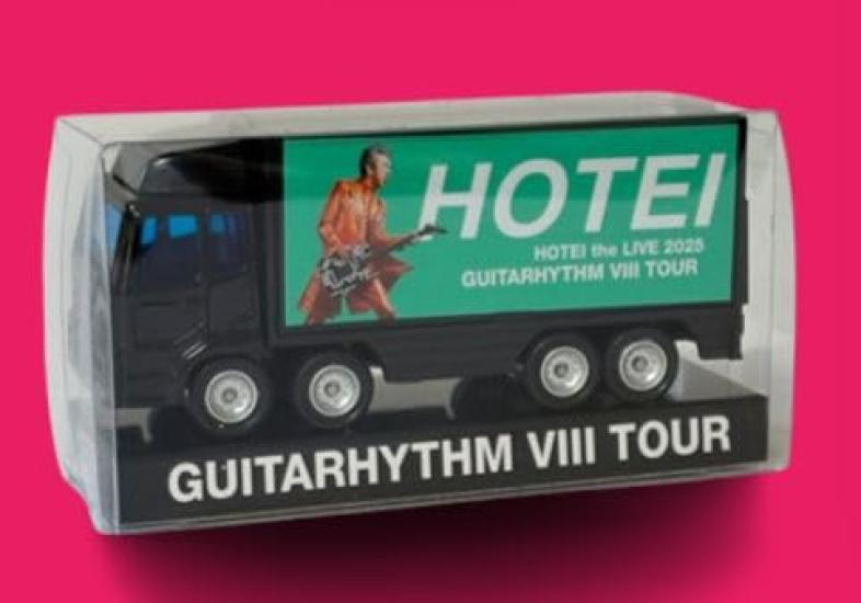 Tomoyasu Hotei 2025 GUITARHYTHM VIII TOUR Merchandise Transporter Tour Truck Diecast Car