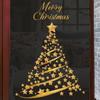 Christmas Stickers Shopping Mall Window Stickers Children's Room Stickers Wall Stickers Set Christmas Decoration\15.7in