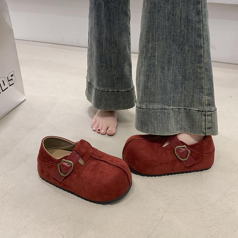 Thick-soled Inner Height-increasing Birkenstocks, New Autumn Can Be Stepped On Twice, Casual Toast Single Shoe Size