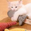 Kedi Balık Oyuncak Kedi Tırmalama Tahtası Kedi Nanesi Oyuncak Etkileşimli Simülasyon Balık Kedi Nane Fidget Oyuncakları Kedi Yavrusu İçin Doldurulmuş Oyun Oyuncağı