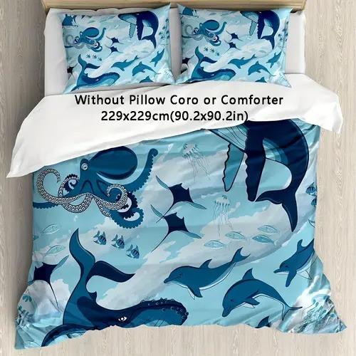 Comforter Octopus With Octopus Pattern Suitable For Children Boys Girls And Adults Soft Comfortable Breathable