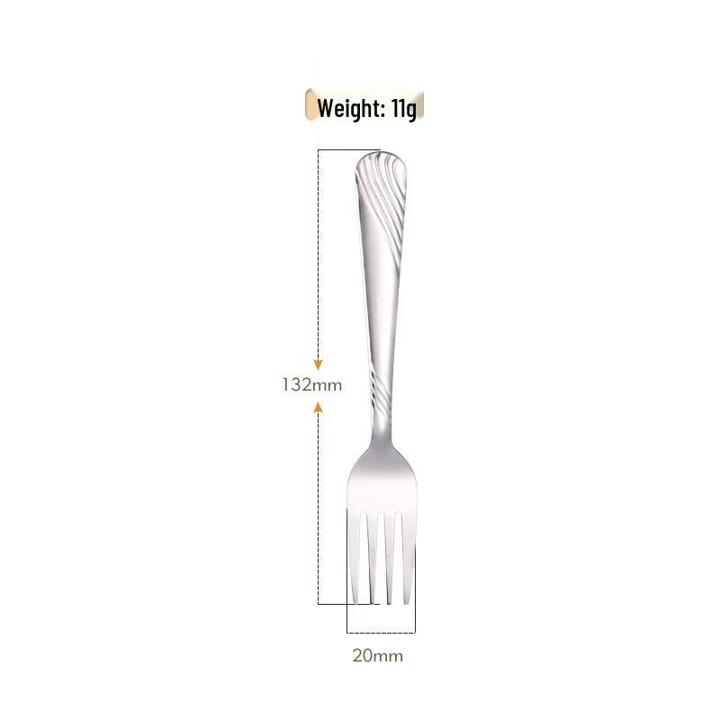 Stainless Steel Wavy Handle Cutlery Set