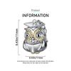 Charm Bead Charms Plata Cute Owl Graduation Gift copper Plated Ideal For Charm Bead Charms copper Plated Authentic Bracelets for Jewellery Making