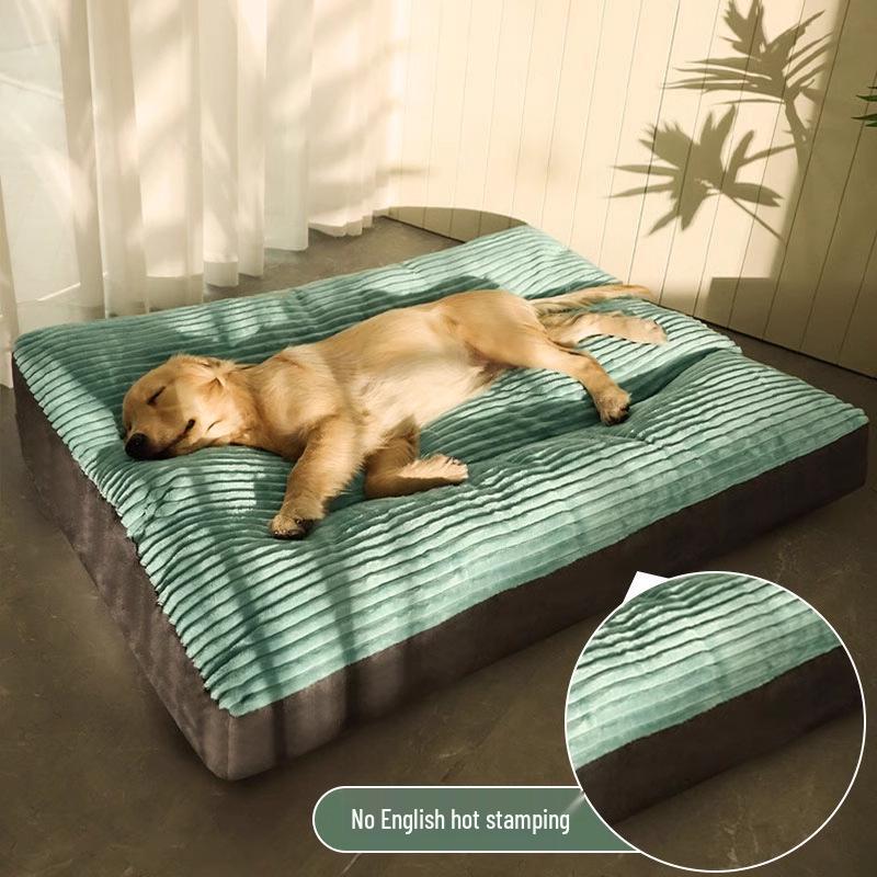 Washable Winter Dog Sleeping Mat - Four Seasons Universal Cushion for Large Dogs