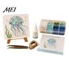 Nautical Beach Theme Craft DIY Sea Glass Art Mosaic Kit, Ocean Animal Themed Set for Adults Environmental Friendly Materials Beginner, Handmade