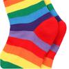 Rainbow Striped Long Tube Socks Over-the-Knee Socks Women Festival Party Costume Accessories Performance Dance Colorful Striped Socks Wholesale