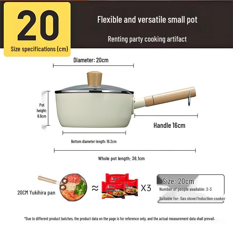 COOKER KING 20cm Non-stick Milk Pot