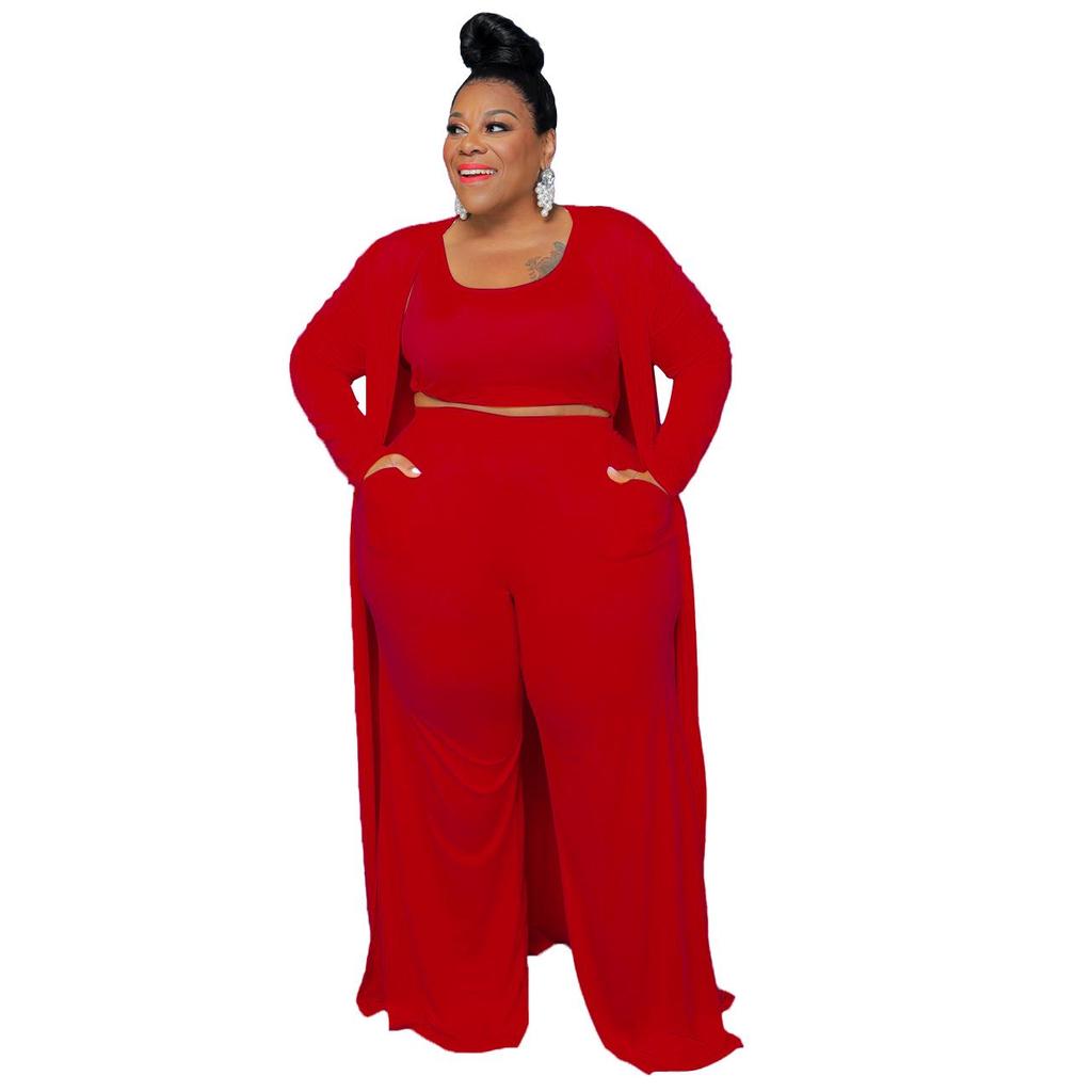 Women's Casual Fashion Sports Home Robe Coat Three-piece Set - 2022 Autumn/Winter Collection