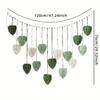 Home Decoration, Macrame Tapestry Macrame Leaf Feather Wall Hanging Decor for Living Room Bedroom, Wall Art Home Decor