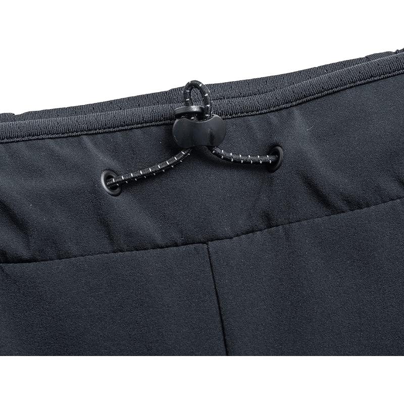 Anta Solid Color Logo Print Elastic Waist Straight Loose Shorts Summer Men shorts Black 152230505