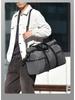 Men's Large Capacity Oxford Cloth Travel Bag for Business and Casual Use with Wet/Dry Separation