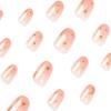 Star & Moon Press-On Nail Art Stickers with Short False Fingernail Tips