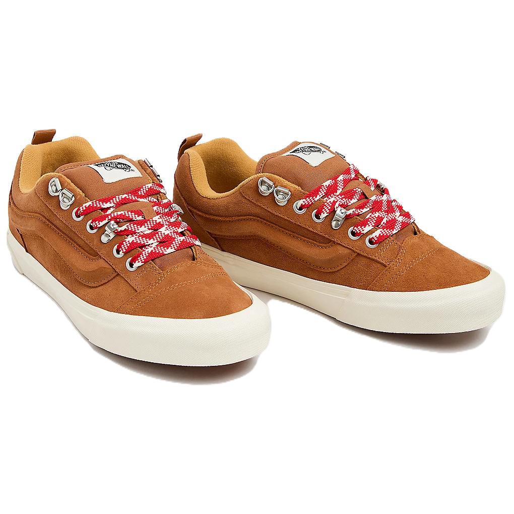 Vans Knu Skool Bequeme Vielseitige Rutschfeste Langlebige Low-Top Skate Schuhe Damen Sneaker Braun VN0009QCLBR
