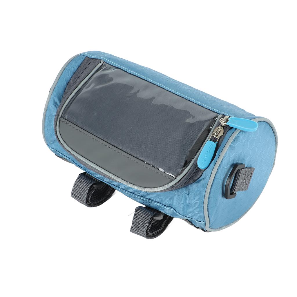 Waterproof Bicycle Handlebar Bag Cycling Front Storage Bag with Detachable Shoulder Strap for