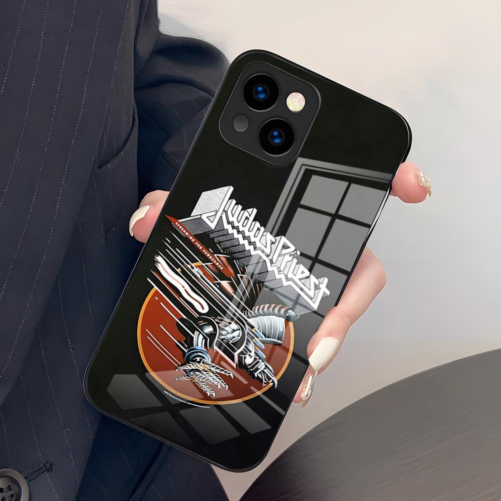J-Judas Priest Phone Case For IPhone 17 Pro Max 15 Pro 16 14 Plus 12 13 Mini 11 Pro Shockproof Glass Cover