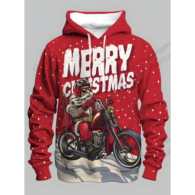 Funny Santa Claus 3d Print Hoodie Men Women Fashion Christmas Hoodies Sweatshit Elk Coats Women Sweats Womens Clothing Oversized