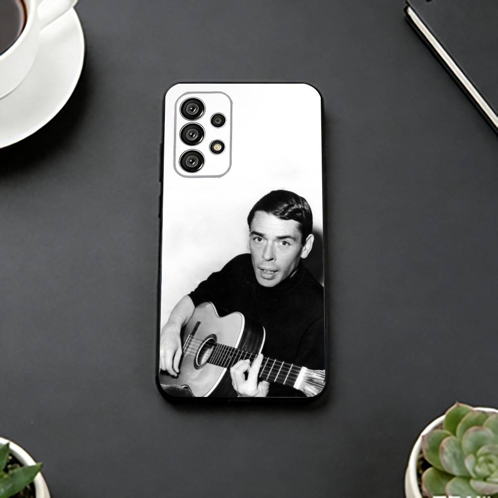 Chanson Jacques Bre Phone Case For Samsung S25,S24,S21,S22,S23,S30,Ultra,S20,Plus,Fe,Lite,Note,10,Black Cover