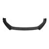 3 Sections Front Bumper Splitter Lip Spoiler Replacement for MK7 MK7.5 GTD R 2013‑2020Carbon Fiber Look