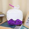 Blox Fruits Plush Toy with Code Funny Mystery Leopard Print/Purple-Color Box Stuffed Doll Anime Game Action Figure Plushies Hobby Collection