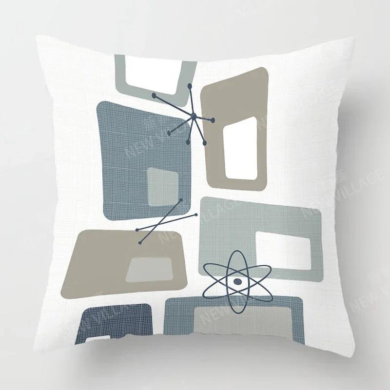 

Скандинавский осенний домашний декор осенняя наволочка для диванной подушки современный x x x x геометрия 66x66cm светло-коричневого