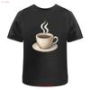 Steaming Coffee T Shirt 100 Cotton S Xxl Ta056640 Vintage Comfortable Graphic Versatile Top For Everyday Wear
