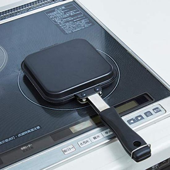 IH Marble Coated Hot Sandwich Pan, Hot Sandwich Maker, Multi-Sandwich Maker, Press Sandwich Maker, Double-Sided Cooking, IH Compatible