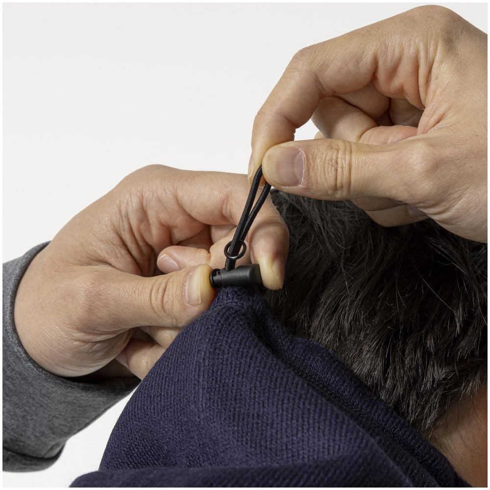 Mizuno Training Wear Reversible Neck Cold Weather Pageant Blue x Classic Free Size Warmer, Fleece, 32JYB708, Blue,