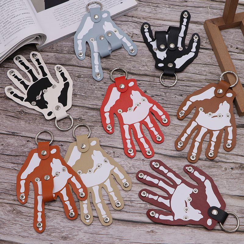 Creative Cross-border Popular Pendant Palm Keychain Pendant DIY Halloween Funny Keychain