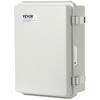 Outdoor Electrical Junction Box, 16.93 X 12.99 X 7.09 In, ABS Plastic Electrical Enclosure Box with Hinged Cover Stainless Steel Latch, IP67 Dustproof
