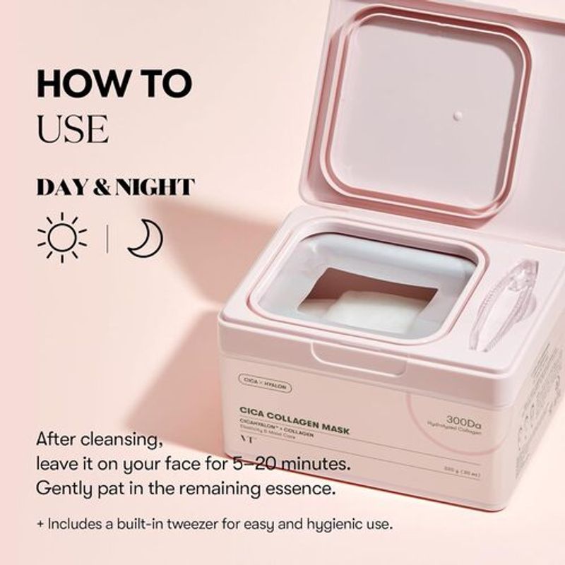 VT COSMETICS Cica Collagen Maske (30St)