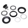 Bike Headset Bearings CNC Process Low Noise Rust Proof Road Bike Double Sealed Bearing Headset for 44‑50.6mm Frame