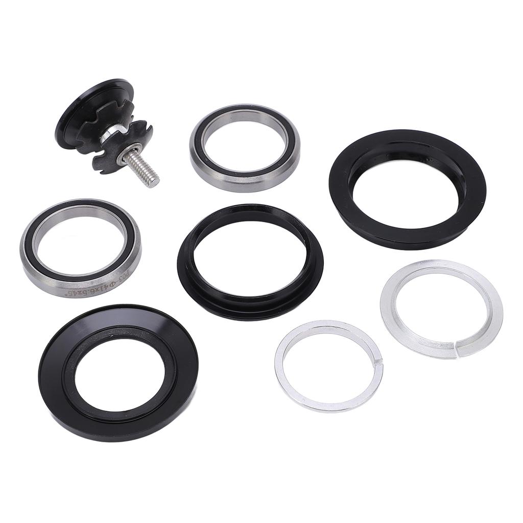 Bike Headset Bearings CNC Process Low Noise Rust Proof Road Bike Double Sealed Bearing Headset for 44‑50.6mm Frame