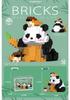 Le Cross-border High Meng Lan Giant Panda Building Blocks - Tiny Educational Toy for June 1st Children's Day